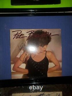 Pat Benatar Autographed Crimes Of Passion Vinyl Album Framed