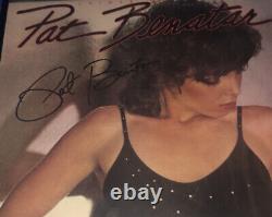 Pat Benatar Autographed with COA Crimes Of Passion Vinyl Album in Framed