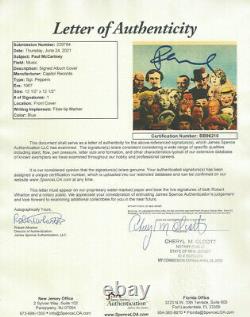 Paul McCartney Autographed Sgt. Peppers Album Cover JSA Certified