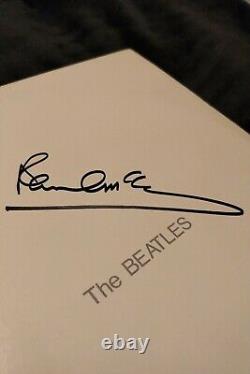 Paul McCartney Beatles White album LP signed autograph in person LOOK Beautiful