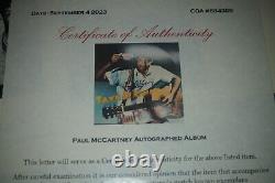 Paul McCartney Signed Album The Beatles Autographed Take It Away With COA