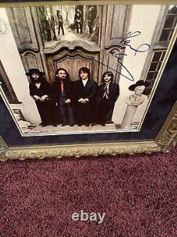 Paul McCartney Signed Beatles Hey Jude Album PSA LOA Framed
