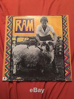 Paul McCartney Signed RAM Record Album LP JSA COA Autograph Auto Beatles