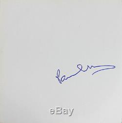 Paul McCartney Signed The Beatles White Album Cover With Vinyl JSA #Z53123