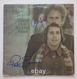 Paul Simon Signed Album Art Garfunkel Signed Bridge Over Troubled Water Coa Incl
