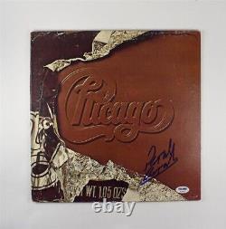 Peter Cetera Chicago X Autographed Signed Album LP Record Certified PSA/DNA COA