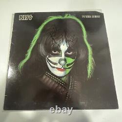 Peter Criss Autographed Kiss Solo Vinyl LP Album