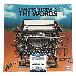 Peter Frampton Signed Forgets The Words Record Album Cover Beckett COA Autograph