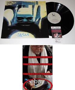 Peter Gabriel signed SECURITY VINYL ALBUM LP Autographed EXACT PROOF JSA COA