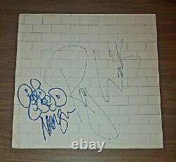 Pink Floyd Signed The Wall LP Album Vintage Roger Waters Nick Mason Autographs