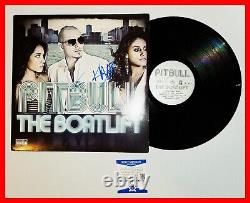 Pitbull Signed Autographed Boatlift Record Album Lp Vinyl Beckett Psa Jsa