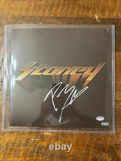 Post Malone Signed Stoney LP Record Album Vinyl PSA DNA COA Autographed Rap
