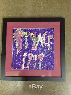 Prince album 1999 vinyl signed by Prince. Autograph COA. Professionally framed