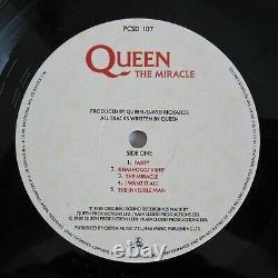 QUEEN Autographed Album Signed Brian May John Deacon Roger Taylor Miracle LP