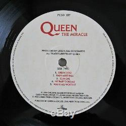 QUEEN Autographed Album Signed Brian May John Deacon Roger Taylor Miracle LP