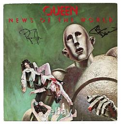 Queen (4) Mercury, Deacon, Taylor & May Signed Album Cover With Vinyl JSA #YY39377