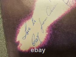 Queen Freddie Mercury Signed Debut Album Cover Authentic Autographs With Proof