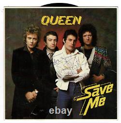 Queen band signed autographed record album! Freddie Mercury! Tracks LOA! 15179