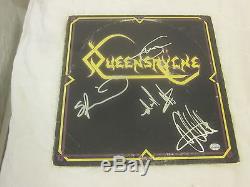 Queensryche Autographed Record Album 4 Signatures Hologram