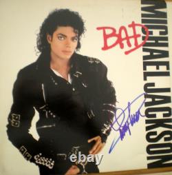 Quincy Jones Signed Album-rare Michael Jackson's Bad Album- Coa