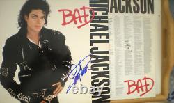 Quincy Jones Signed Album-rare Michael Jackson's Bad Album- Coa