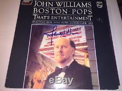 RARE John Williams Autographed Signed BOSTON POPS Album LP STAR WARS