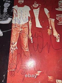 RARE Lynyrd Skynyrd Signed Autograph LP Record Album Van Zant Caines All 6 COA