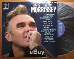 RARE Morrissey Signed This is Morrissey Parlophone Vinyl Album COA Steven