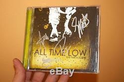 RARE SIGNED ALL TIME LOW The Party Scene CD Emerald Moon Records 2005 Album ATL