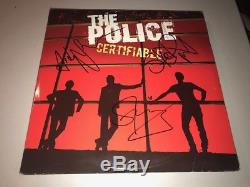 RARE The Police GROUP Signed Autographed CERTIFIABLE Album LP STING ++