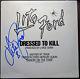 RARE hand signed Lita Ford promo album Dressed To Kill EXACT PROOF autograph