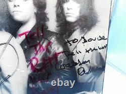 RATT 1983 Album STEPHEN PEARCY CROSBY 5 SIGS RARE JSA/COA SIGNED RECORD ALBUM