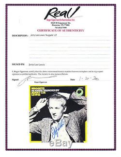 (REAL) Epperson certified JERRY LEE LEWIS signed NUGGETS ALBUM autographed