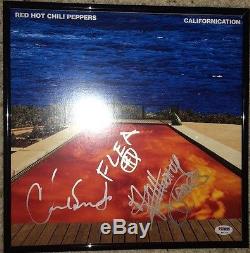 RED HOT CHILI PEPPERS BAND SIGNED AUTOGRAPH CALIFORNICATION ALBUM PSA/DNA S14714
