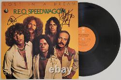 REO Speedwagon Signed Lost in a Dream Album COA Proof Autographed Vinyl Record