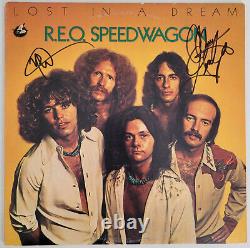 REO Speedwagon Signed Lost in a Dream Album COA Proof Autographed Vinyl Record