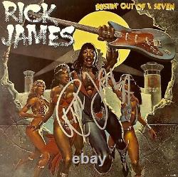 RICK JAMES Autographed DUSTIN OUT OF L SEVEN 1980 Record ALBUM FRAMED RARE! JSA