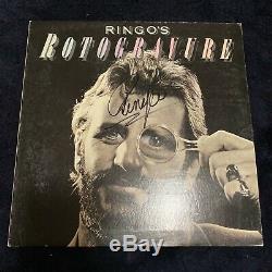 RINGO STARR The Beatles SIGNED Autographed Rotogravure Vinyl Record Album COA