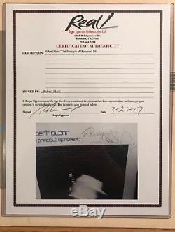 ROBERT PLANT Led Zeppelin Signed / Autographed Solo Album EPPERSON REAL LOA