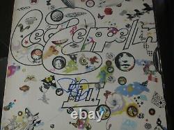 ROBERT PLANT SIGNED LED ZEPPELIN 3 ALBUM COVER WithPROOF JSA AUTHENTICATED