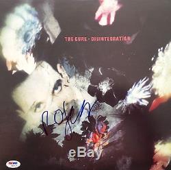 Robert Smith Autographed Signed The Cure Disintegration Psa/dna Record Album