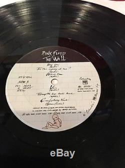 ROGER WATERS Hand SIGNED Autographed ALBUM RECORD LP PINK FLOYD THE WALL 1979