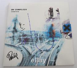 Radiohead Signed Album Lp Vinyl 12 Ok Computer Thom Yorke Jsa Exact Proof