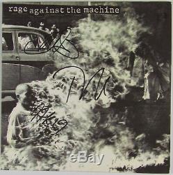 Rage Against The Machine Signed Autograph Record Album JSA Tom Morello +
