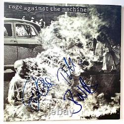 Rage against the machine signed album ratm group autograph tom morello tim brad