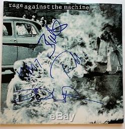 Rage against the machine signed album ratm group autographed zack de la rocha