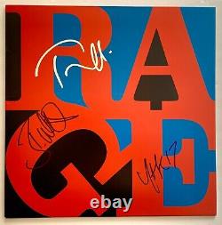 Rage against the machine signed album ratm renegades of funk group tom morello