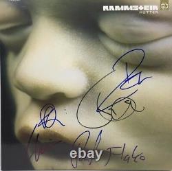 Rammstein Signed Autographed Mutter Vinyl Album Till Lindemann Richard ++ Coa