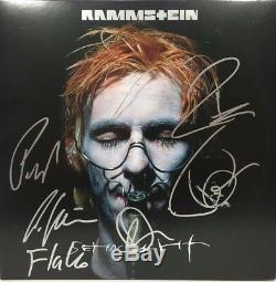 Rammstein Signed Autographed Sehnsucht Vinyl Album Till Lindemann Richard ++ Coa