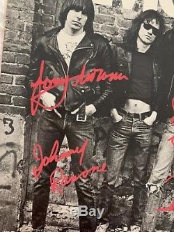 Ramones SIGNED ALBUM Ramones Signed by Band Members